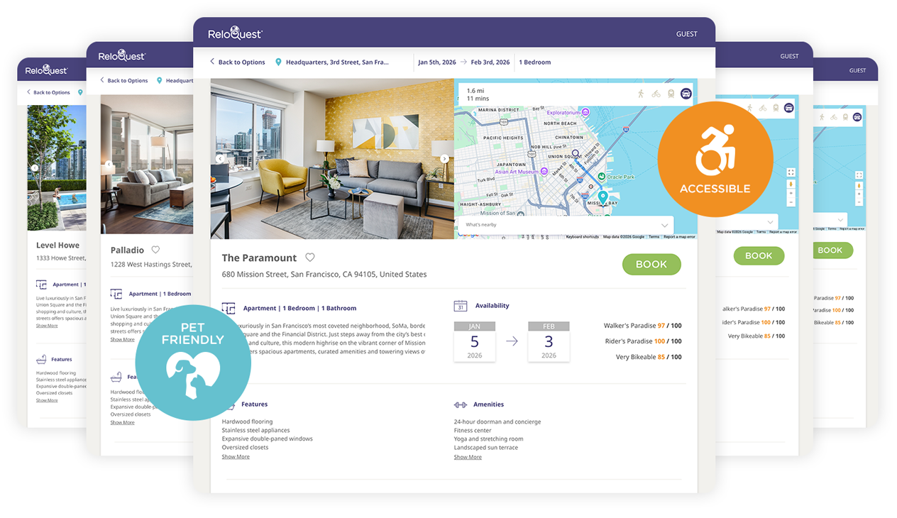 Furnished apartments and corporate housing